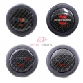 Universal ABS Plastic Carbon Look Nismo Ralliart Racing Sport Rally Drifting Car Steering Wheel Horn Button|Steering Wheels &